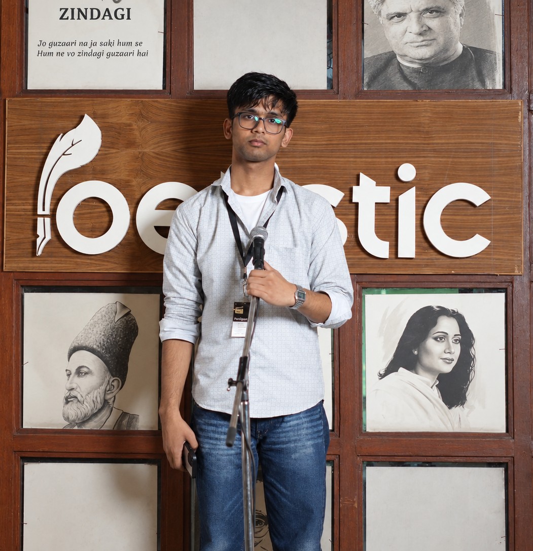 Zaan Farzaan at a recent poetry event